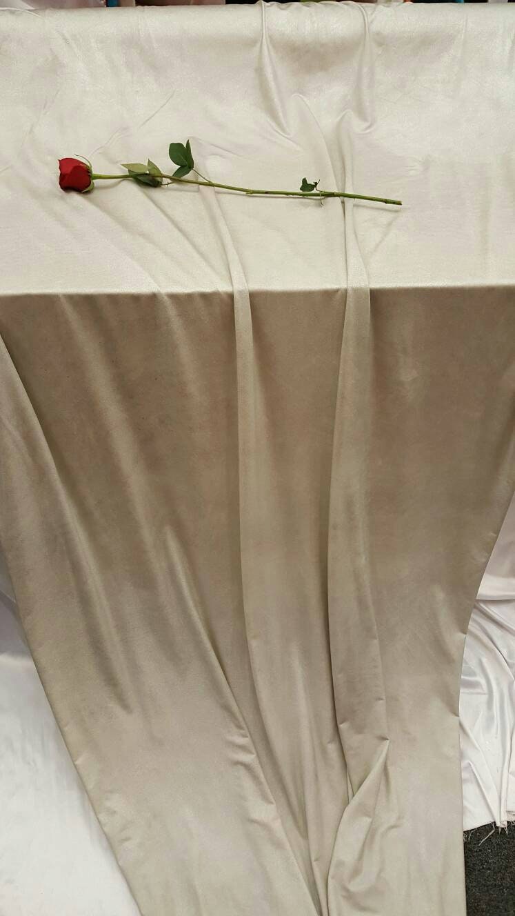 Stretch Spandex Fabric Silver