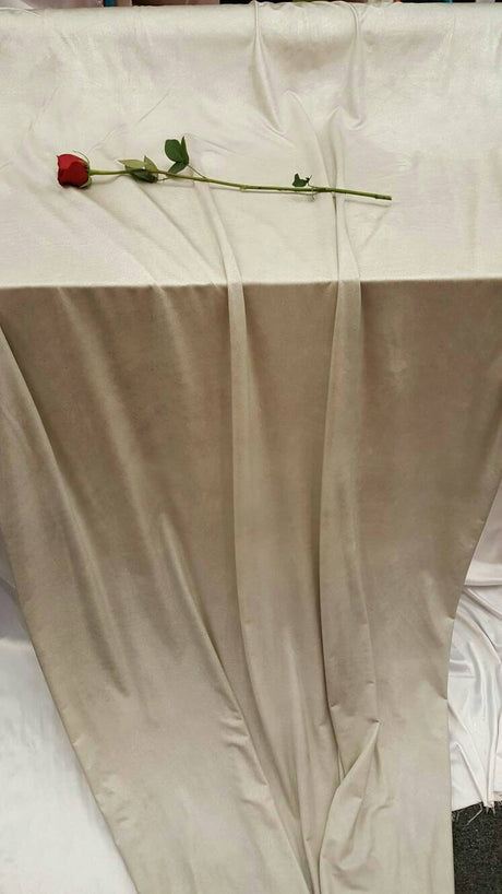 Stretch Spandex Fabric Silver