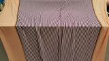 Stretch Spandex Stripe Fabric Orange Purple White