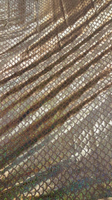 Gold Iridescent Stretch Fabric