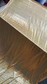 Gold Iridescent Stretch Fabric