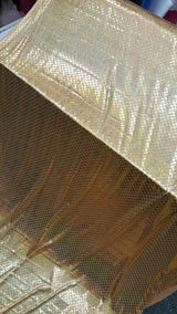 Gold Iridescent Stretch Fabric