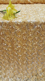3D Floral Lace Light Gold