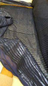 Sequin Mesh Fabric Royal Blue
