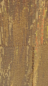 Gold Sequin 2-Way Stretch Knit Fabric