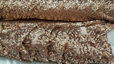 Sequin Mesh Fabric Dark Rose Gold