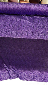Purple Sequin Stretch Fabric