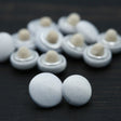 Bridal Satin Button with Canvas Backing