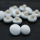 Bridal Satin Button with Canvas Backing