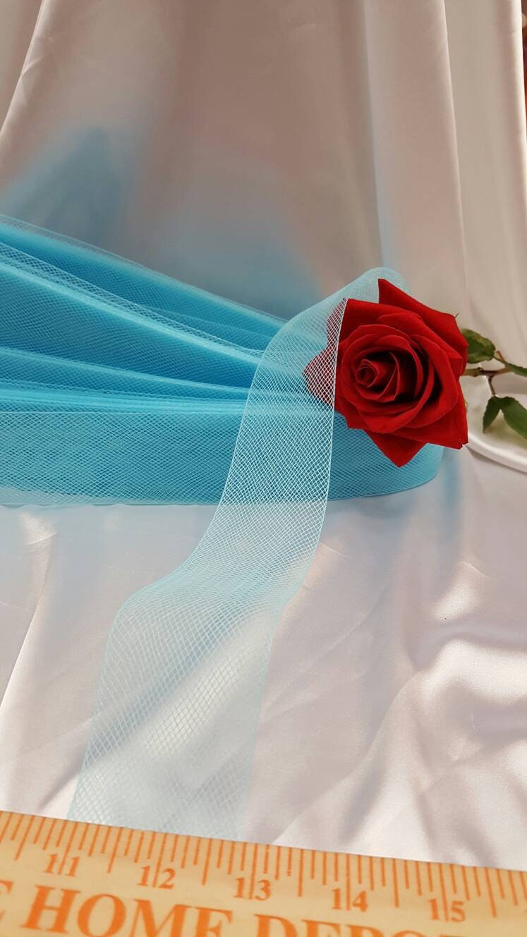 Horsehair Braid Crinoline Trim Turquoise