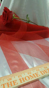 Horsehair Braid Crinoline Trim Red