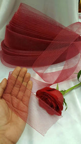 Horsehair Braid Trim Burgundy