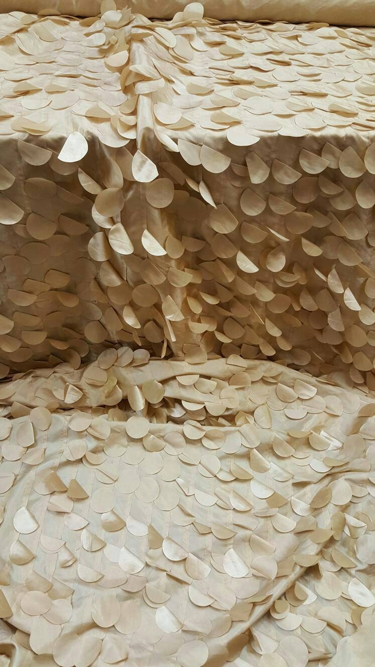 Gold Geometric Taffeta