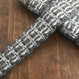 Metallic Gimp Trim Gold Silver 1 Inch