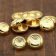 Gold Metal Shank Button 18mm