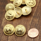 Gold Shank Button 32L 20mm