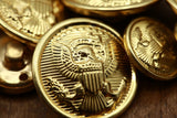 Eagle Shank Button Gold