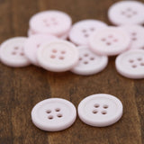 Plastic Button Baby Pink 24L 4-Hole