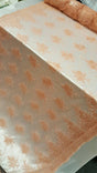 Embroidered Lace Fabric Salmon