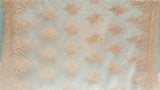 Embroidered Lace Fabric Salmon