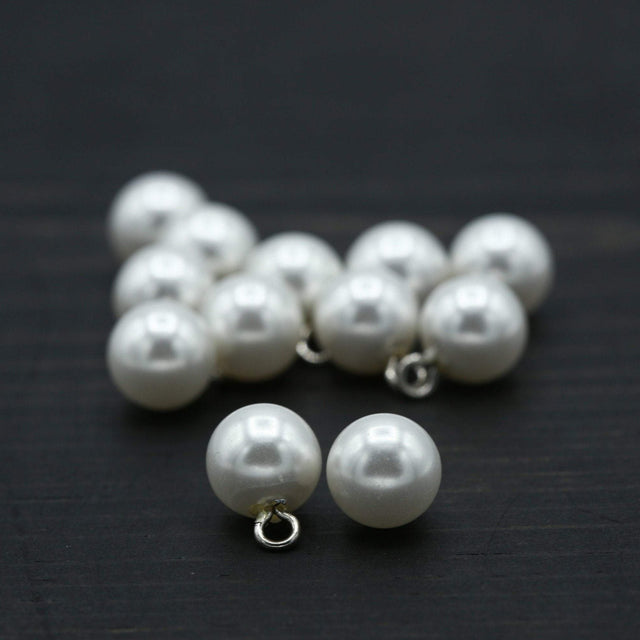 Pearl Beads Ivory 11mm Hook