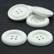 Plastic Button White 50mm Four-Hole