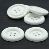 Plastic Button White 50mm Four-Hole