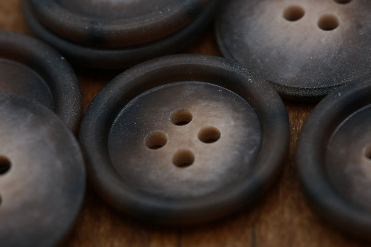 Plastic Button Brown 20 mm Four-Hole