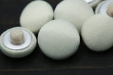 Bridal Satin Button with Canvas Backing