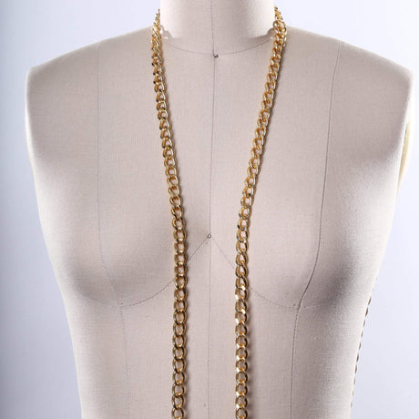 Metal Chain Trim 12mm Gold