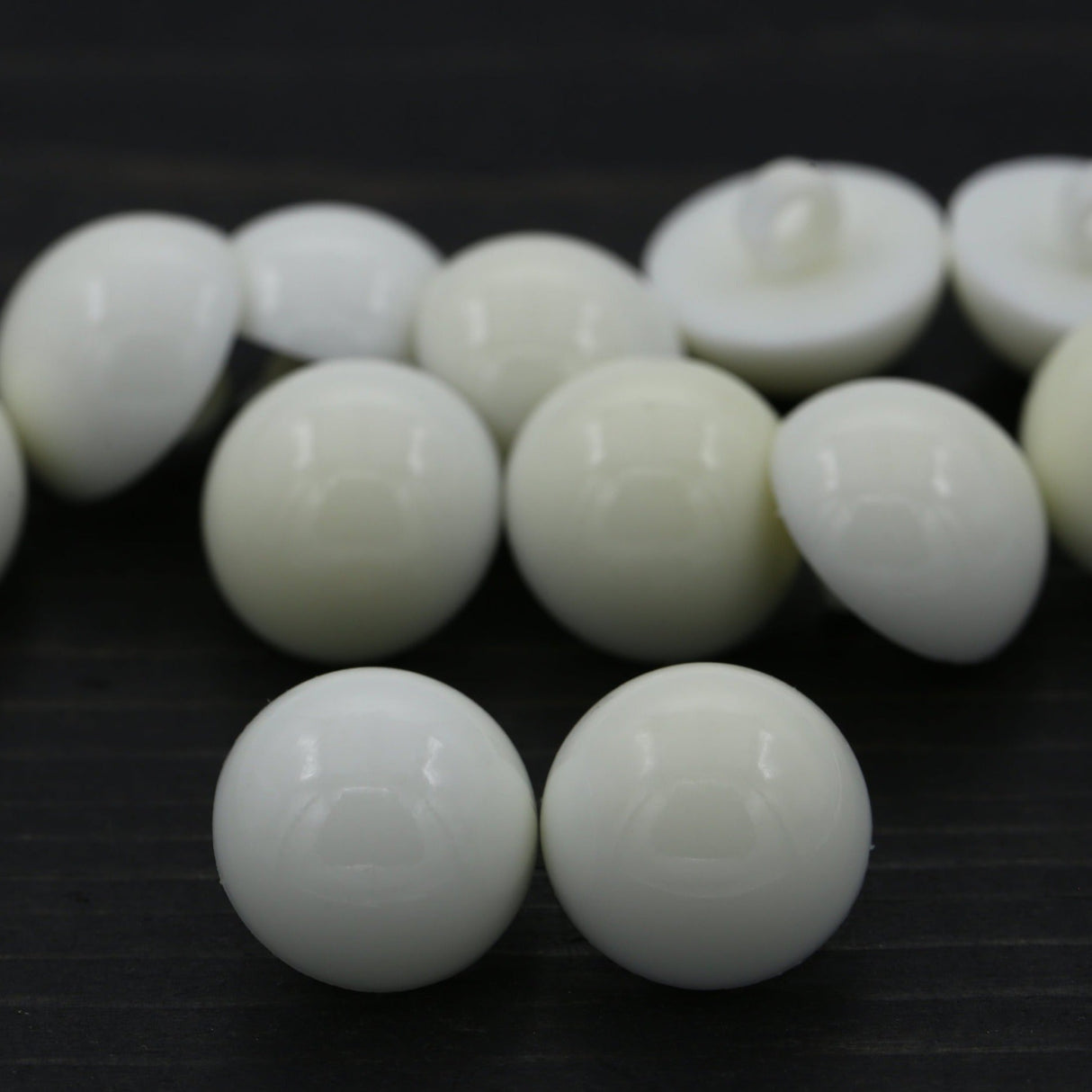 Faux Pearl Button Ivory 18mm Shank