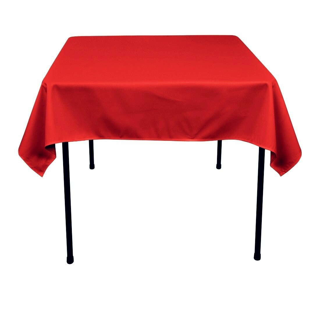 Polyester Tablecloth Red 54x54 Seamless