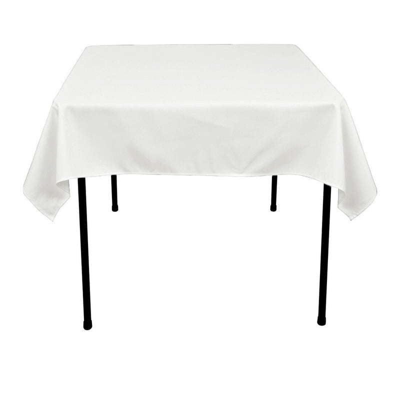 Polyester Tablecloth 54 x 54-Inch Seamless White