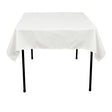 Polyester Tablecloth 54 x 54-Inch Seamless White