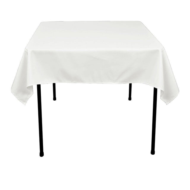 Polyester Tablecloth 54 x 54-Inch Seamless White