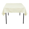 Polyester Tablecloth 54 x 54-Inch Ivory
