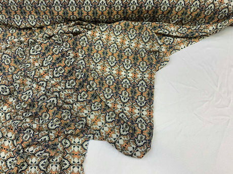 Rayon Challis Paisley Print Fabric