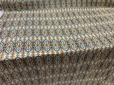 Rayon Challis Paisley Print Fabric