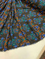 Rayon Challis Paisley Print Black