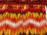 Rayon Challis Abstract Print Multicolor