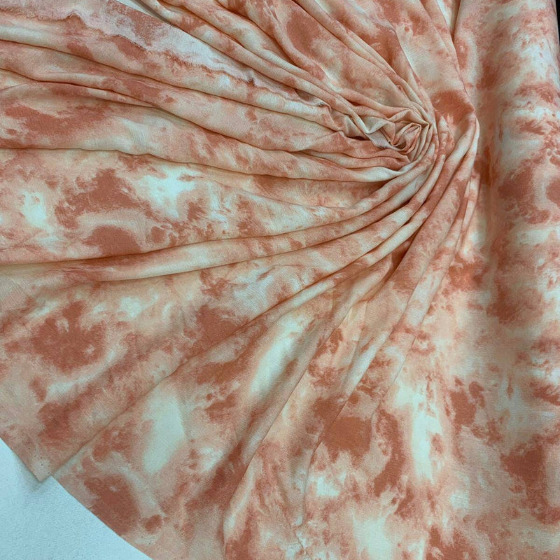 Rayon Crepon Blush Peach Fabric