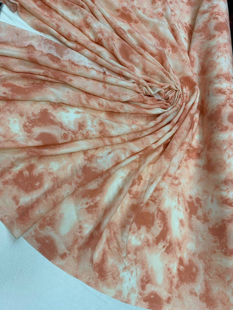 Rayon Crepon Blush Peach Fabric