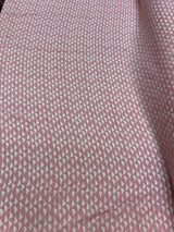 Rayon Challis Birds on Light Pink Background