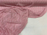 Rayon Challis Birds on Light Pink Background