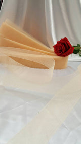 Horsehair Bridal Trim Champagne Nude 2 Inch