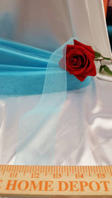 Horsehair Braid Crinoline Trim Turquoise