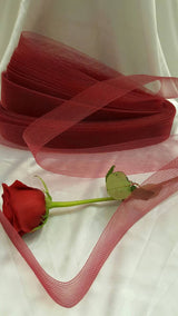 Horsehair Braid Trim Burgundy