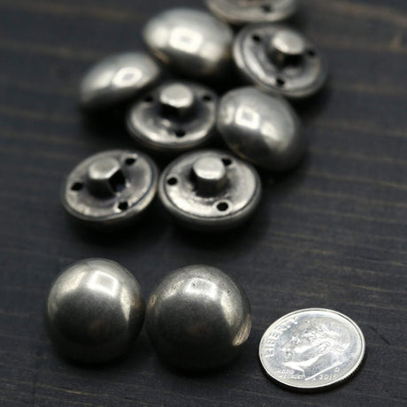 Gunmetal Semi-Sphere Shank Button