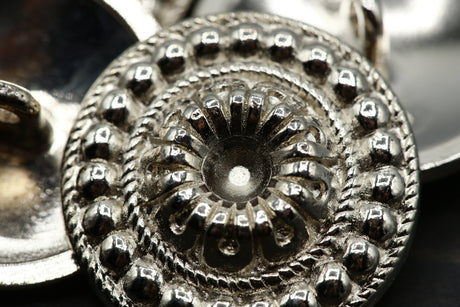 Metal Shank Button Silver 44L