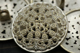 Metal Shank Button Faded Gold Muted Silver